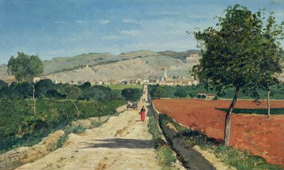 Paesaggio in Provenza. Vista da Saint-Saturnin-d